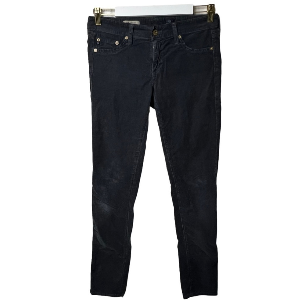 AG Adriano Goldschmied Womens Size 28 The Jegging Straight Gray Corduroy Jean